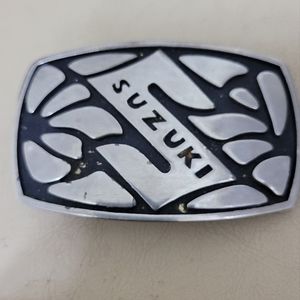 VINTAGE SUZUKI BELT BUCKLE
